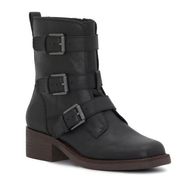 Lucky Brand Katriny Riding Boot black size 7 new Moto combat grunge classic