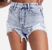 Good American NWT Bombshell Shorts in Indigo Size 12/31