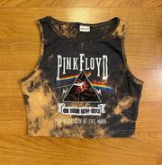 Pink Floyd Dark Side of The Moon Graphic Crop Tank