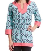 Women's Simply Southern Baklava Tunic Blouse Shirt Top Size Medium
