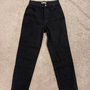 PacSun  Black Straight Leg High Waisted Jeans