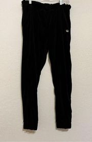 Juicy Couture Black Velour Pull On Track Sweat Pants Xl