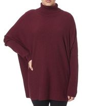 Joseph A Turtleneck sweater poncho dolman sleeve