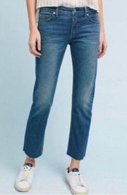 Pilcro & The Letterpress Slim Straight 27 Medium Wash Denim Anthropologie Jeans