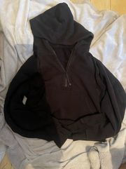 Scuba Oversized Half-Zip Hoodie