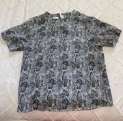 Snakeskin Blouse