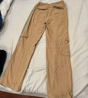 brandy melville kim cargo pants tan