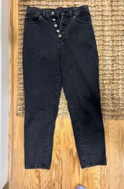 Dr Denim Black High Wasted Jeans