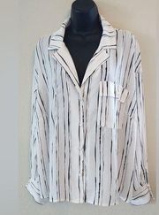 Worthington White Long Sleeve Collared Button Down Shirt Top Blouse 2XL NWT