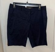 Tory Burch Navy Bermuda Shorts