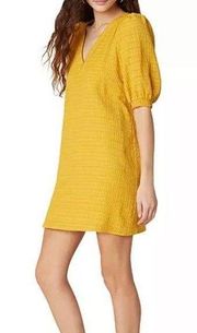 BB Dakota by Steve Madden Soft and Found Mustard Yellow Short Sleeve Dress Sz S