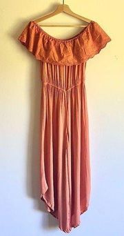 Hiatus Orange/Rust Jumpsuit - Size Medium