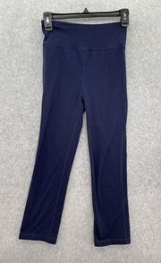 J. Crew Knit Goods Solid blue Leggings Size XS Yoga Stretch