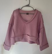 Cropped Pink Sweater