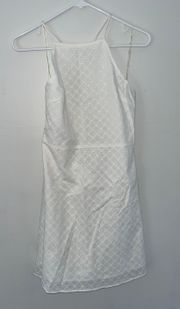White Lace Ivy + Main Open Back Dress