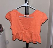 Vneck Crop Top