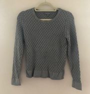 Tinley Road Grey LS Sweater Small D71