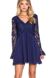 Skylar Mini Dress in Navy