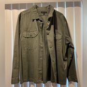 Kendall + Kylie Kindall & Kylie army green jacket/coat size large