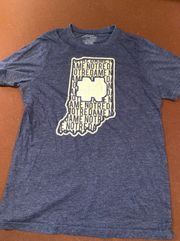 indiana notre dame t shirt