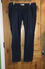 Deep End Cross Pocket Dark Wash Boot Cut JEANS $200 EUC 32