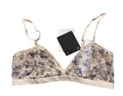 NWT  Floral Laced Bralette