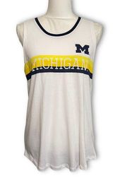 NWT Michigan Wolverines Sleeveless Muscle Tee Tank Top New Gameday Ringer