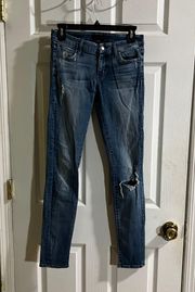 Los Angeles Distressed Skinny Jeans Size 6