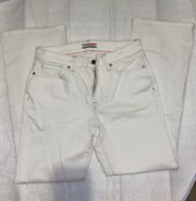 White Straight Leg Jeans