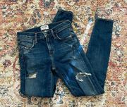 Agolde Distressed Skinnh Jeans