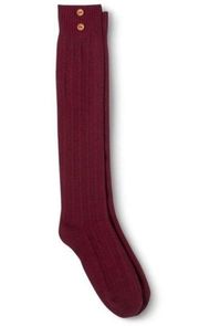 ✨HP 2-6-17✨Knee High Burgundy Socks✨