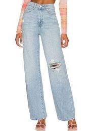 Lovers and Friends Lennon Super High Rise Loose Wide Leg Jeans Lawrence Size 30