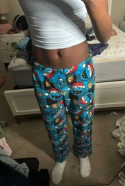 cookie Monster Christmas Pajamas