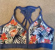 Cacique multicolored floral bra. Size 36DD