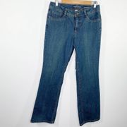 Sonoma Life+ Style Original Boot Medium Wash Blue Denim Jeans Women's Size 8 AVG