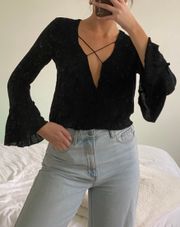 Black Long sleeve Top