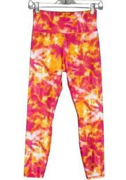 Wildfox Sweat Leggings Womens Small Island Sunrise Tie Dye Workout Athleisure