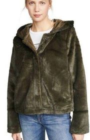 Line & Dot Andi Reversible Faux Fur Jacket