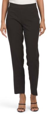 Black Slim Leg Dress Pants