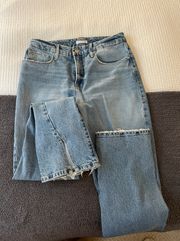 Good Boy Slit Hem Jeans