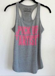 Chin Up Apparel Pick Up Artist Graphic Tank Size Small