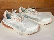 Avia O2Air Womans Sneakers Sz 9.5 Wht/Gray/Pink