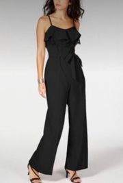 Lace Ruffle Jumpsuit Sz 10