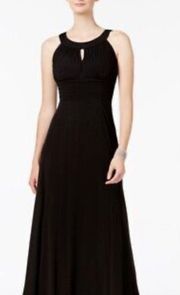 Ruched Empire Waist Maxi Dress