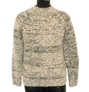 Romeo & Juliet Couture Marbled Knit Sweater in Cream and Black