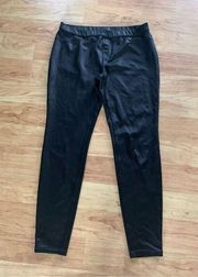 Hue black stretchy leggings/pants size large