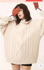 Cable Knit Sweater Dress