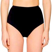 Laundry by Shelli Segal High Waist Swim Bottom Black Size Large NWT