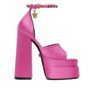 NWB  Medusa Aevitas Platform Heeled Sandals Pink 8 US 1007718 DRA67 1PK4V