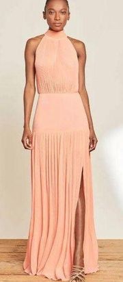 Veronica Beard Lilliana Pleated Maxi Dress